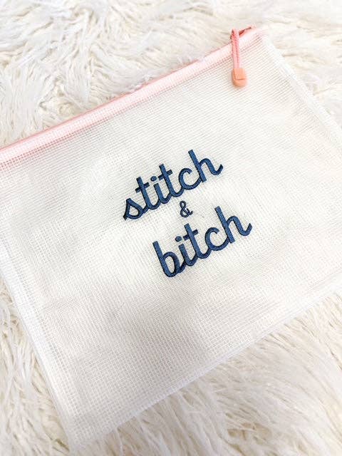 Needlepoint Project Pouch