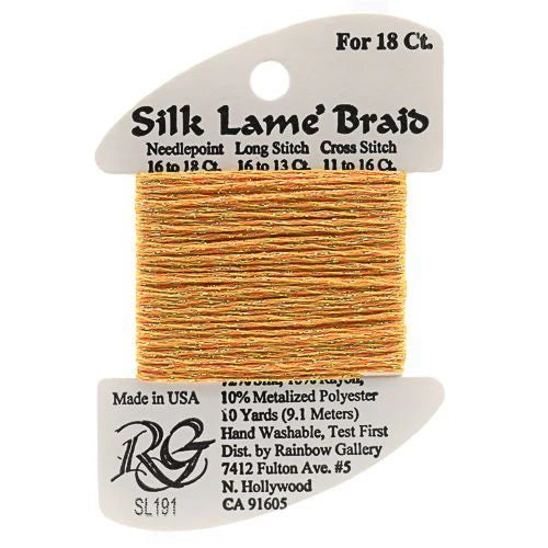 Silk Lamé Braid SL191 Goldenrod