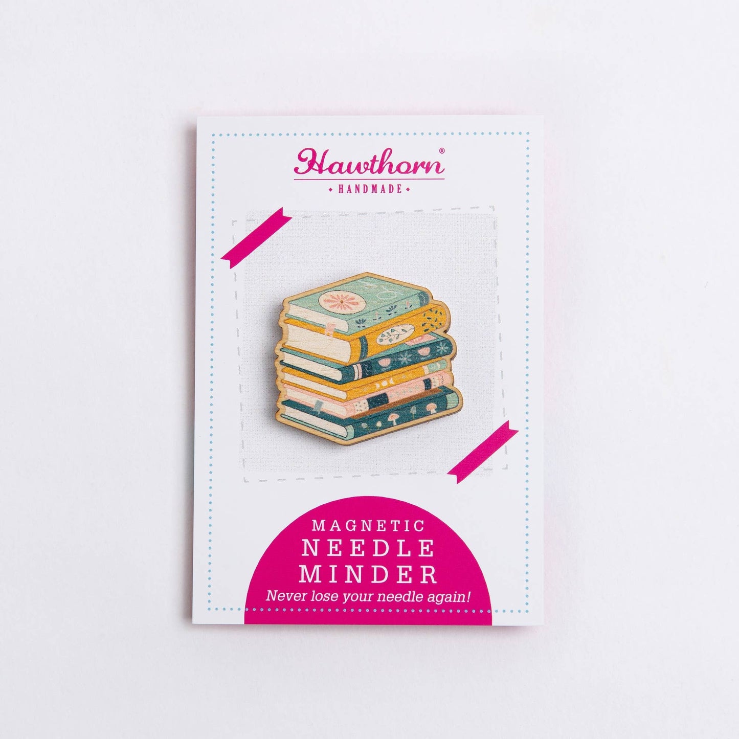 Book Lover Needle Minder | Gift for Crafters