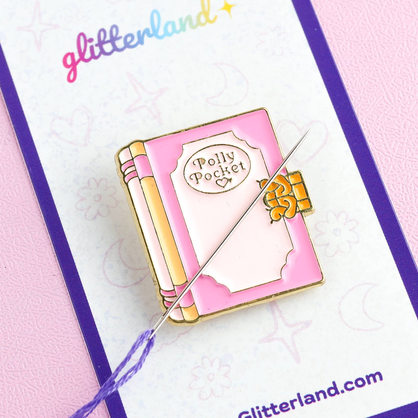 Girl Toy Book Needle Minder Magnet