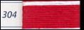 DMC 5 Pearl Cotton 304 Med. Red