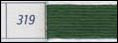 DMC 5 Pearl Cotton 319 Very Dark Pistachio Green