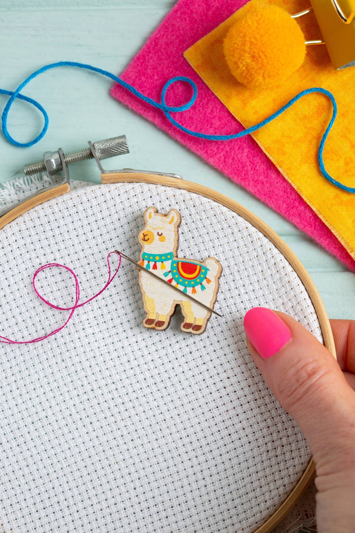 Alpaca Needle Minder | Gift for Crafters