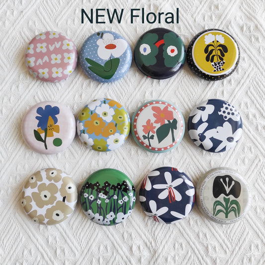 Round Magnetic Needle Case for Embroidery/Cross Stitch/Hand Stitch/Sewing - Modern Style Needle Organizer