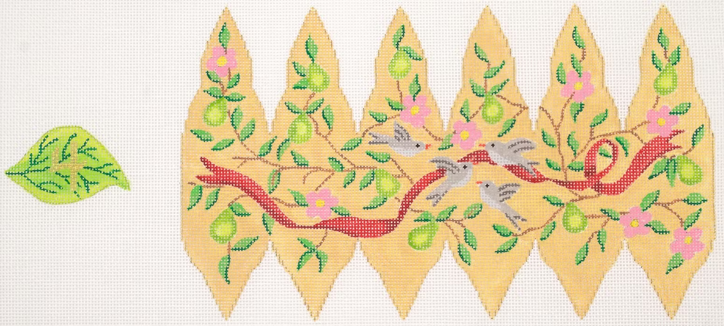Christmas Pear Ornament-Day 4 Calling Birds