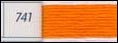 DMC 5 Pearl Cotton 741 Med. Tangerine