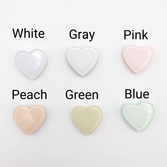 Round/Heart Pastel Color Medium size Needle Minder
