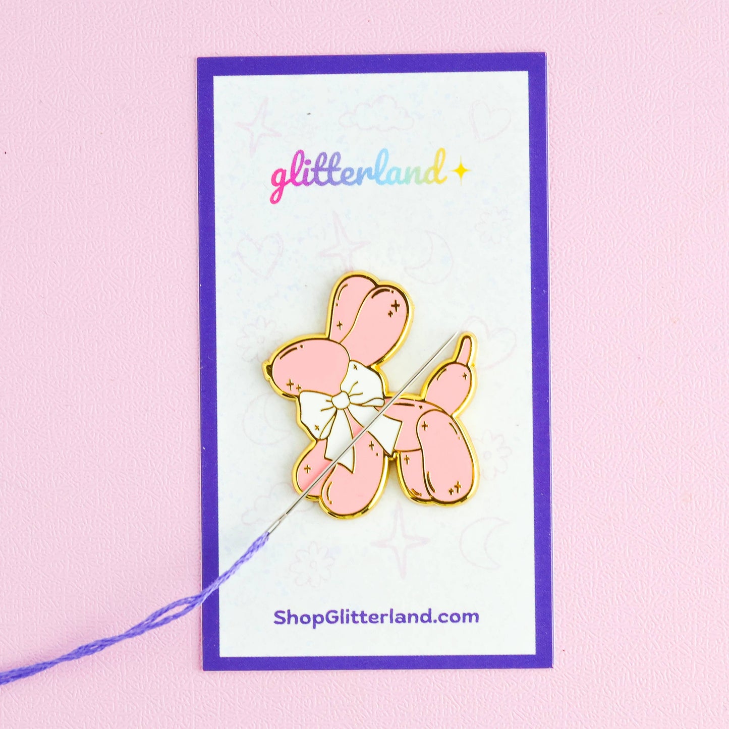 Balloon Dog Needle Minder Magnet