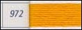 DMC 5 Pearl Cotton 972 Deep Canary