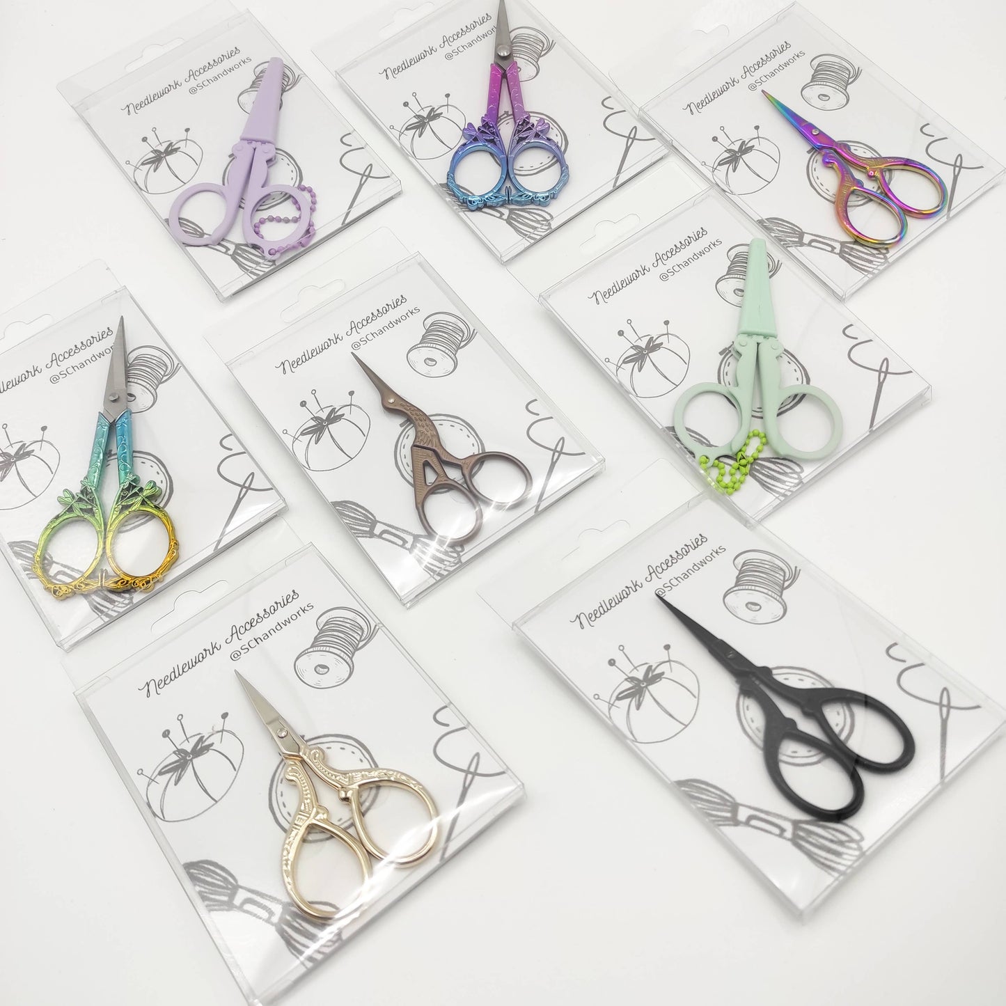 Floral Stainless Steel Scissors