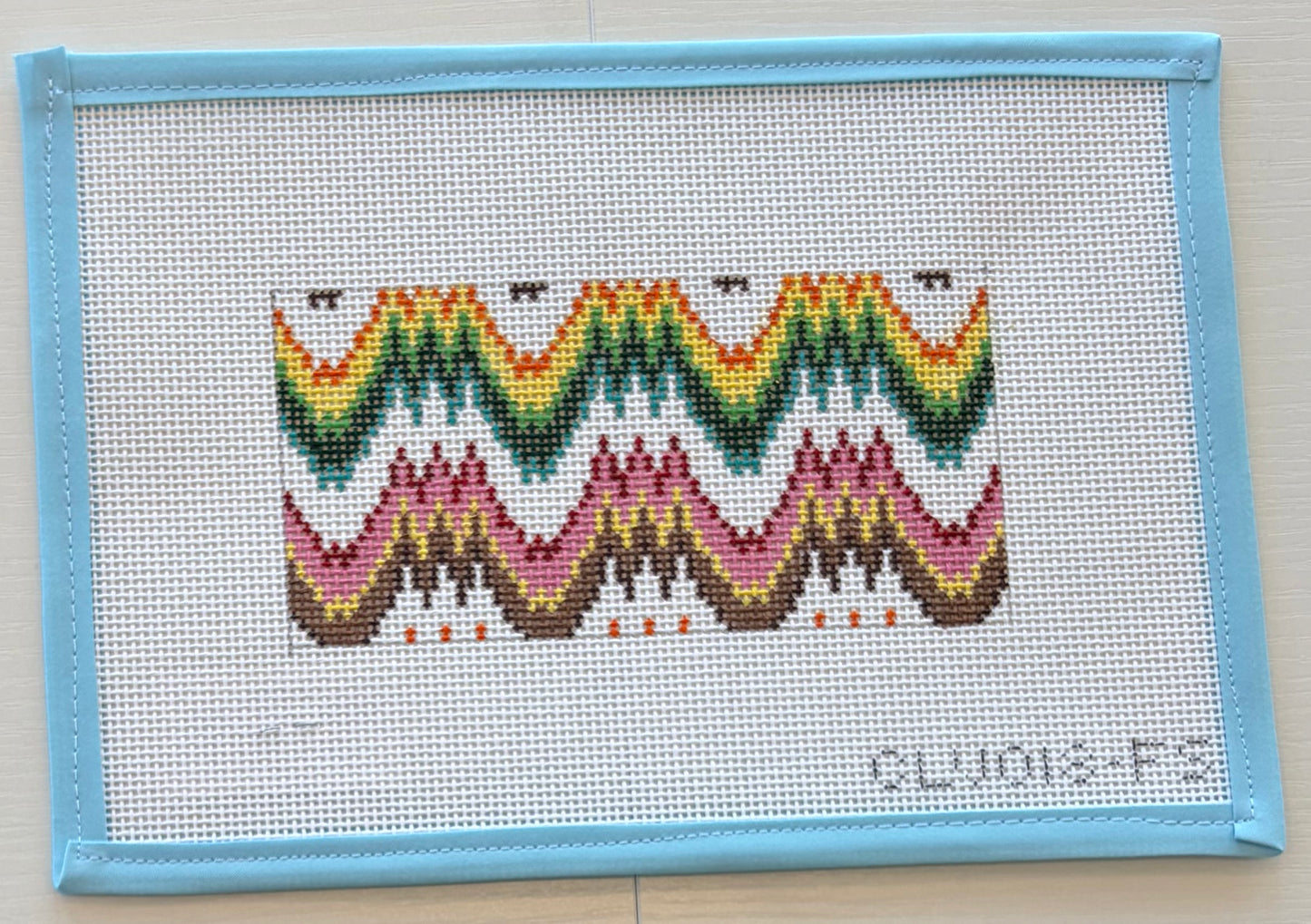 Rectangular Insert - Flame Stitch