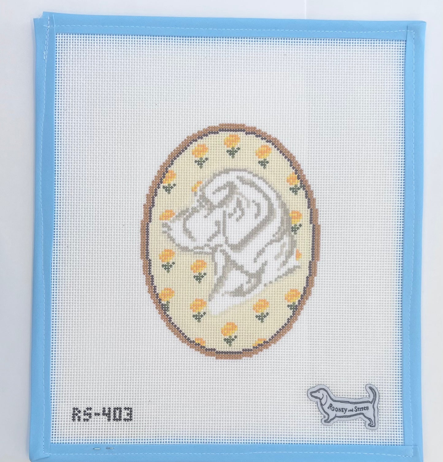 The Labrador Retriever Flower Cameo