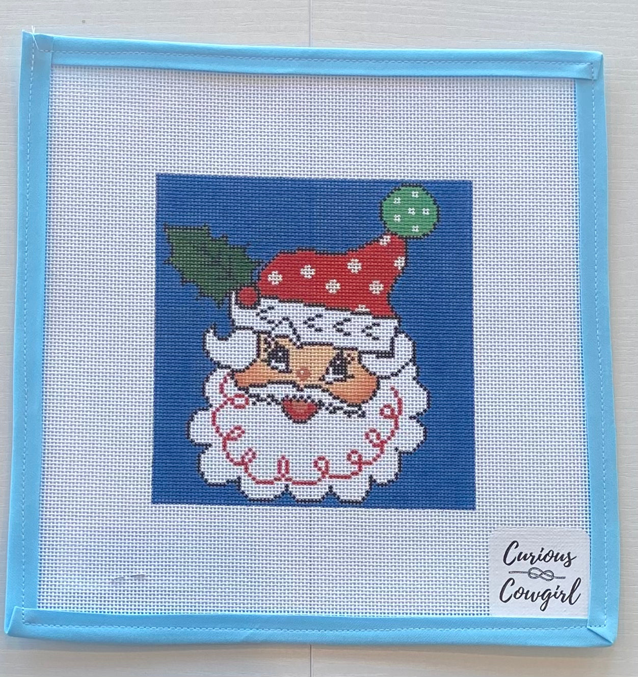 Joyful Polkadot Santa