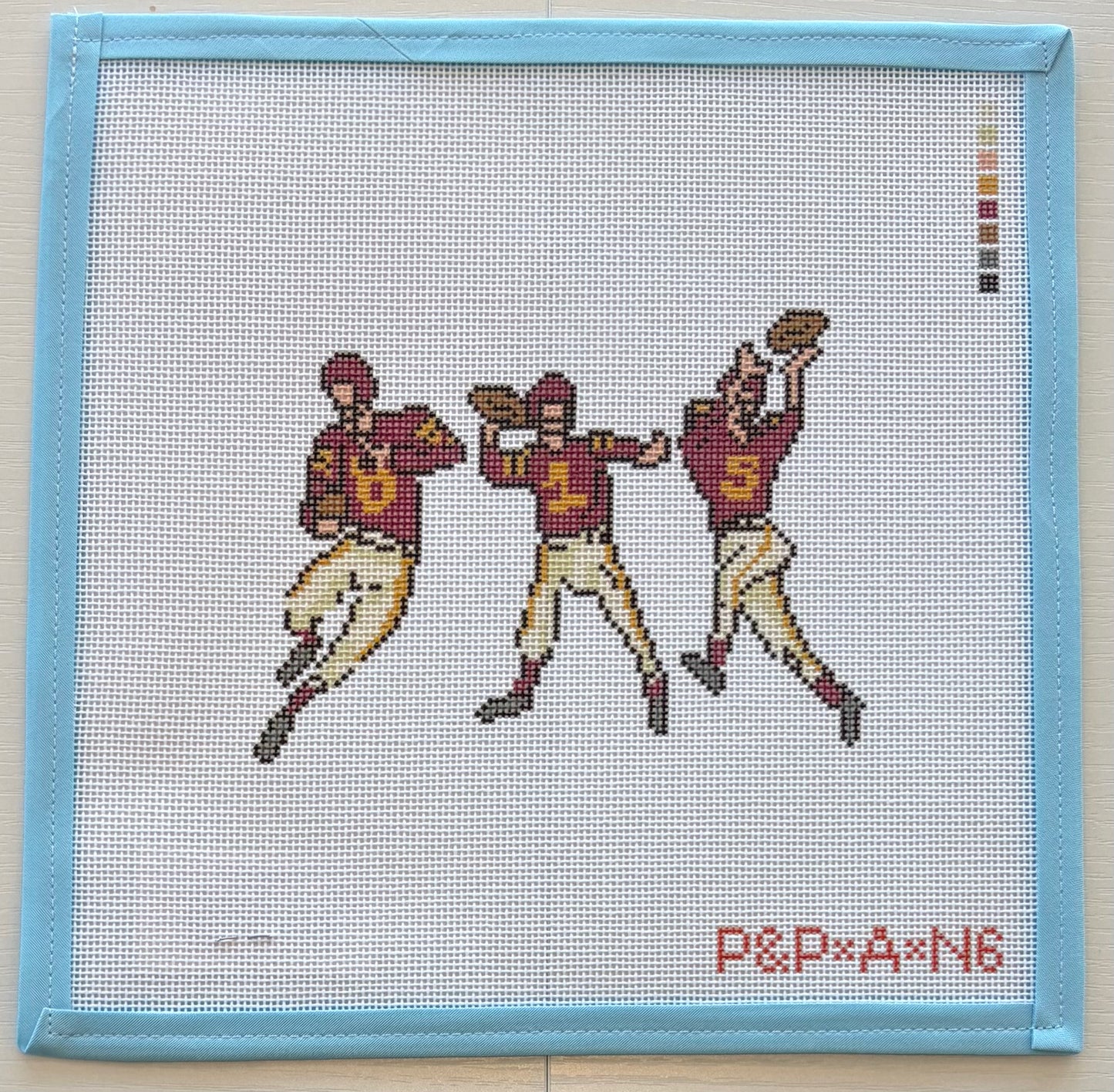 Garnet & Gold Football Players
