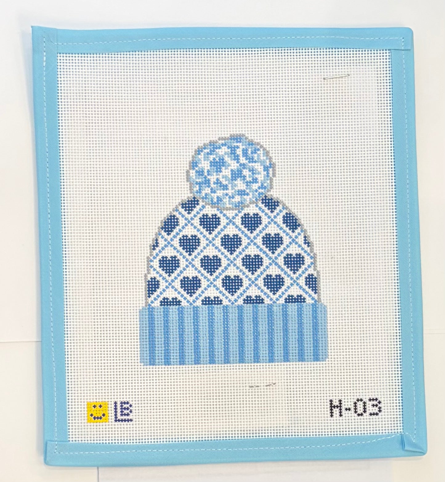 Blue Hearts Beanie