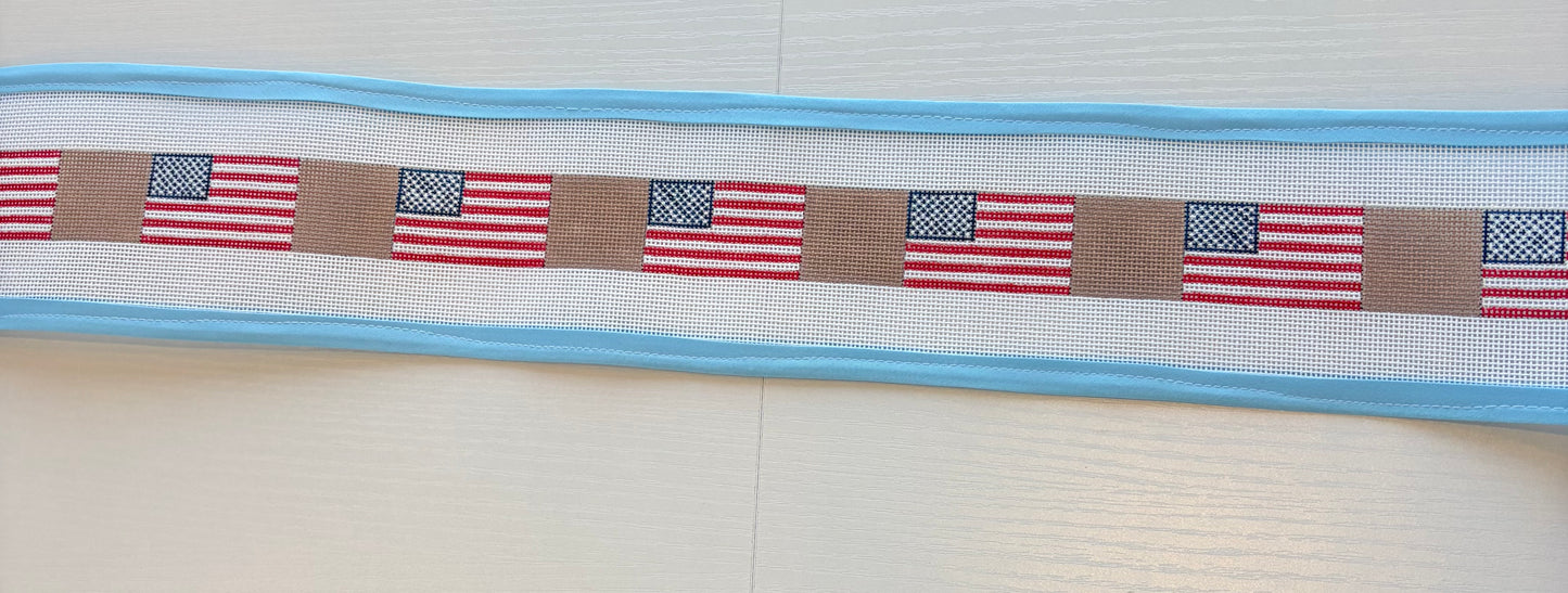 American Flag-Khaki Belt