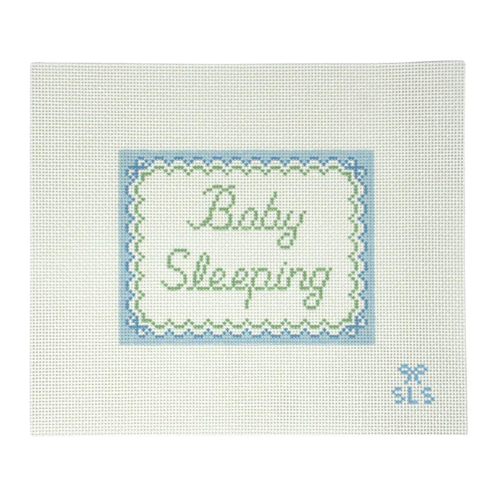 Baby Sleeping Blue Bows