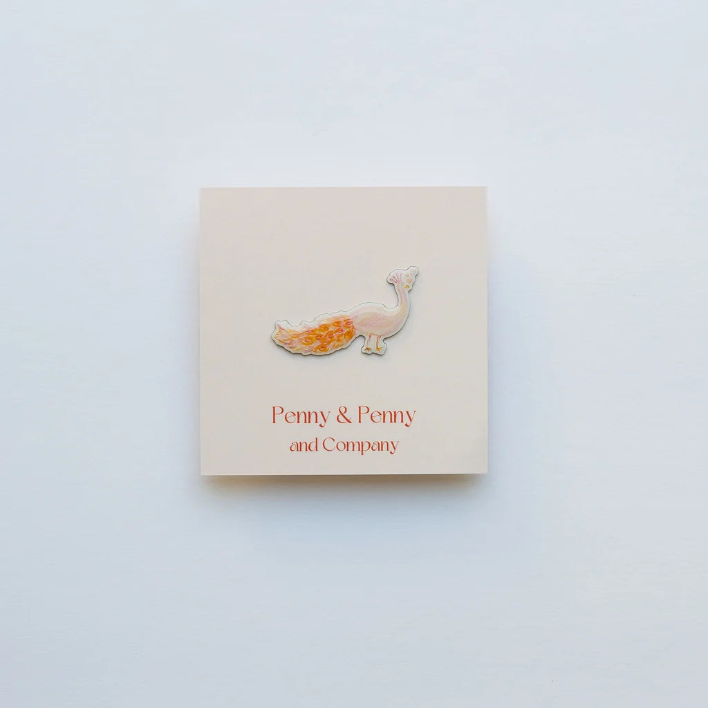 Playful Peacock Needle Minder