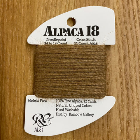 Alpaca 18 AL81 Camel