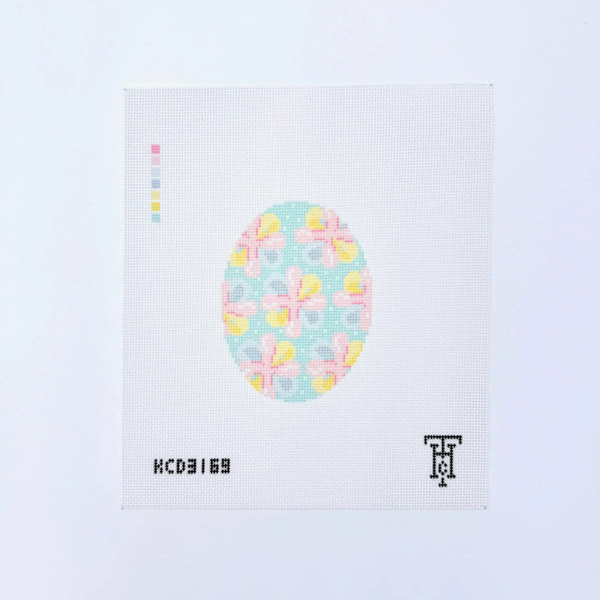 Ribbons Easter Egg Printed Canvas