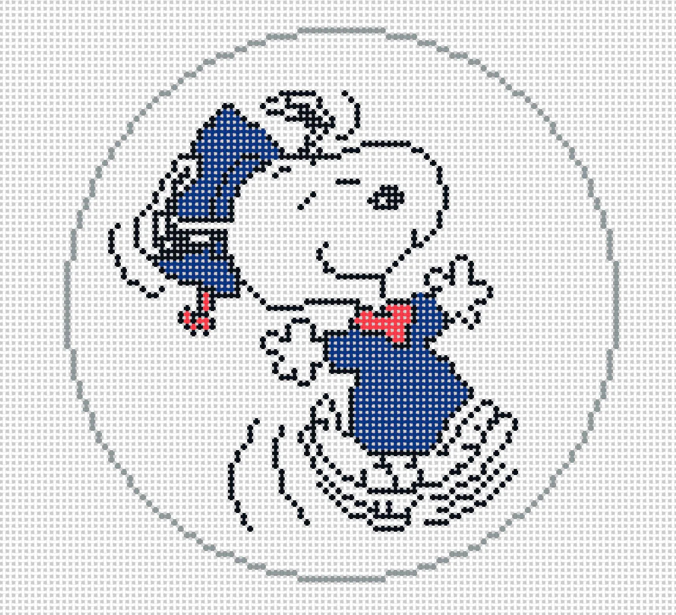 PEANUTS Graduation - Snoopy Graduation Dance Round Canvas