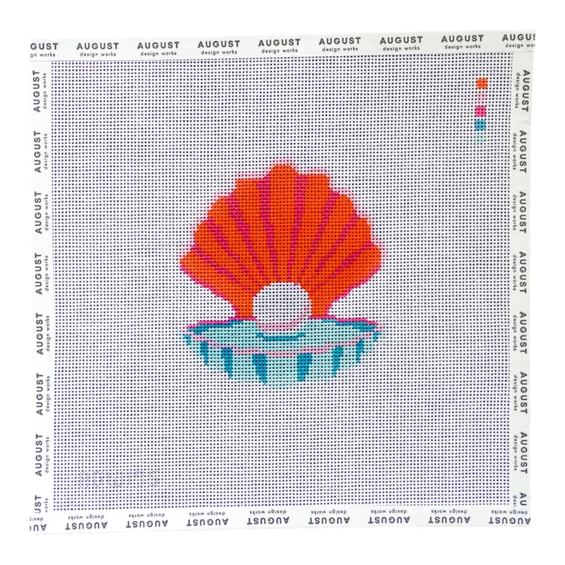 Pearl Shell - Needlepoint Canvas