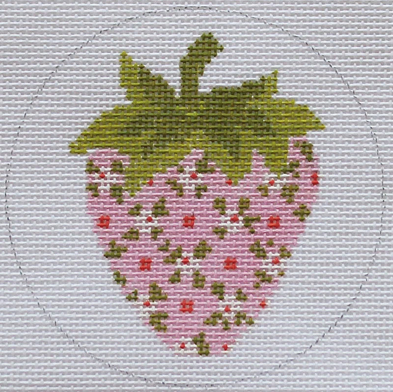 Strawberries: Pink with White flowers