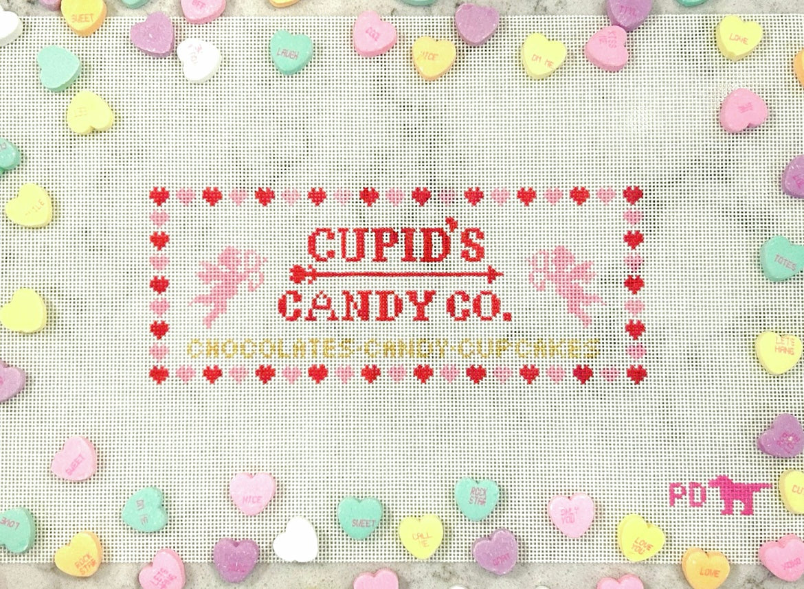 Cupid's Candy Company Holiday Sign