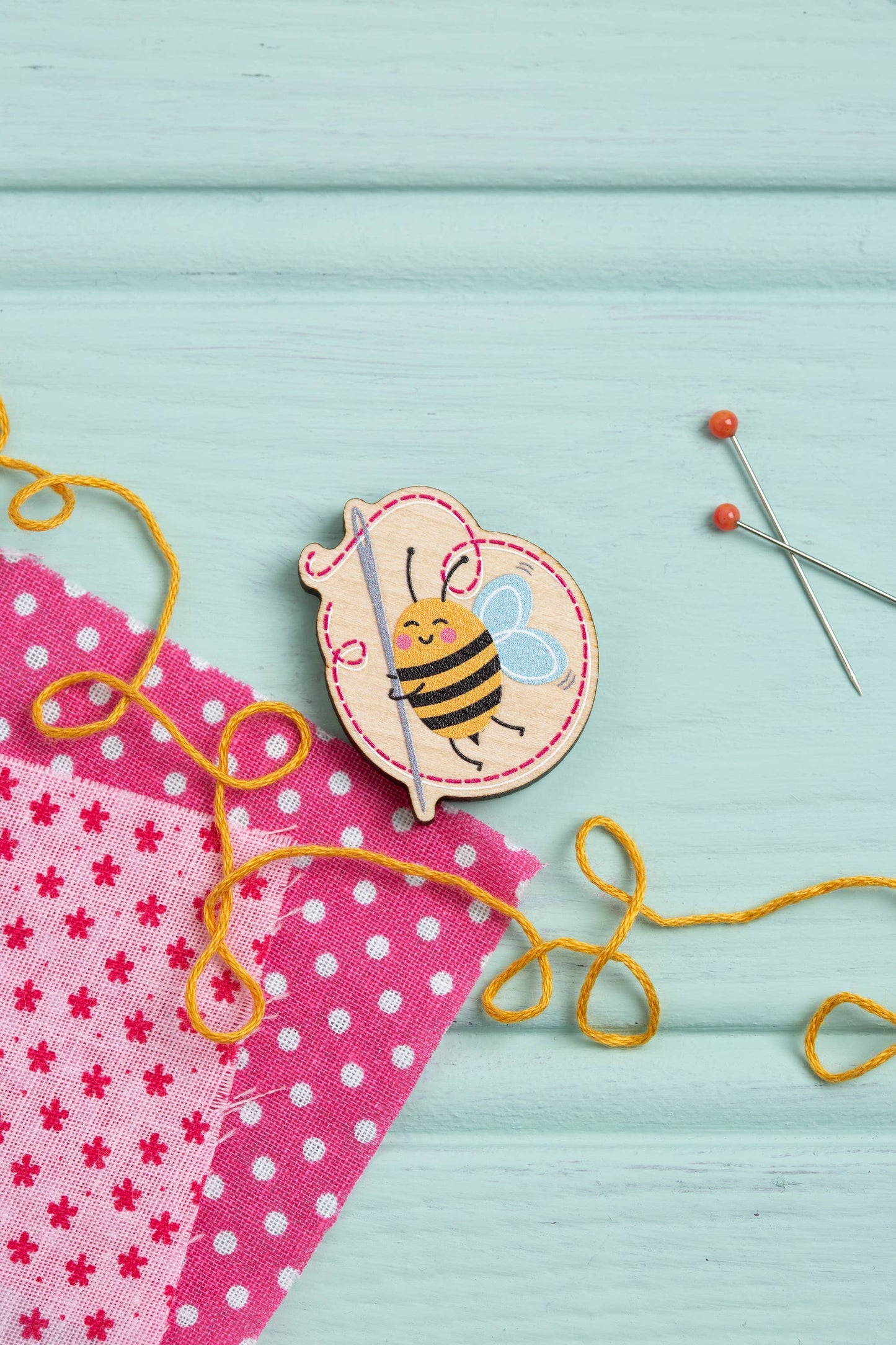 Sewing Bee Needle Minder | Gift for Crafters