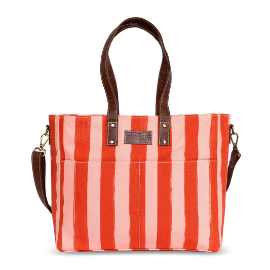 *NEW* Essential Tote, Linea Red/Pink