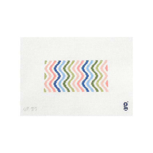 Rainbow Squiggle 3x6 Canvas