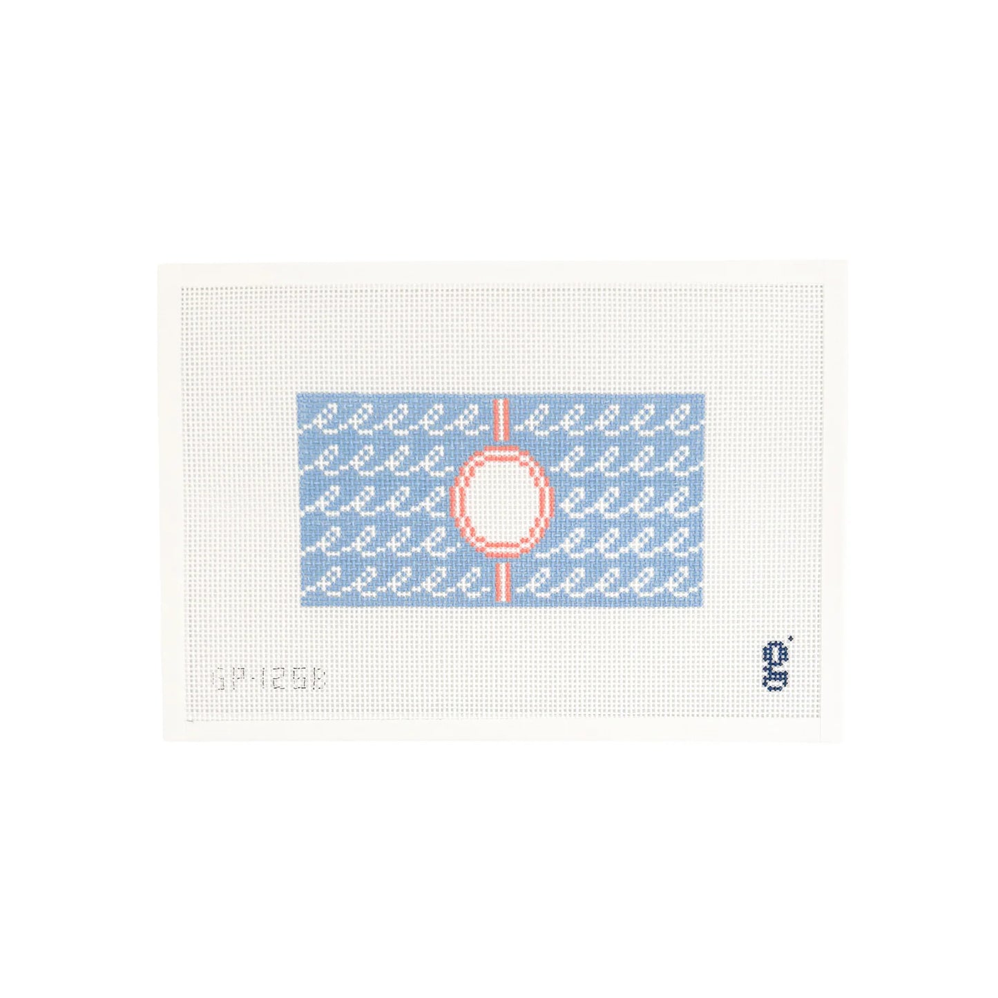 Squiggle Wave Beach 3x6 Canvas