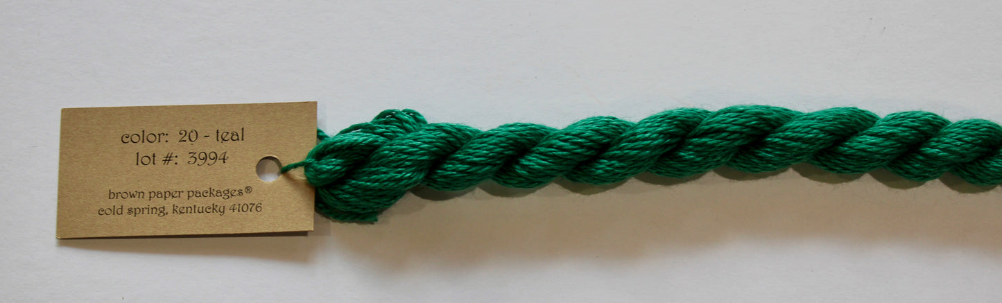 Silk & Ivory 020-Teal