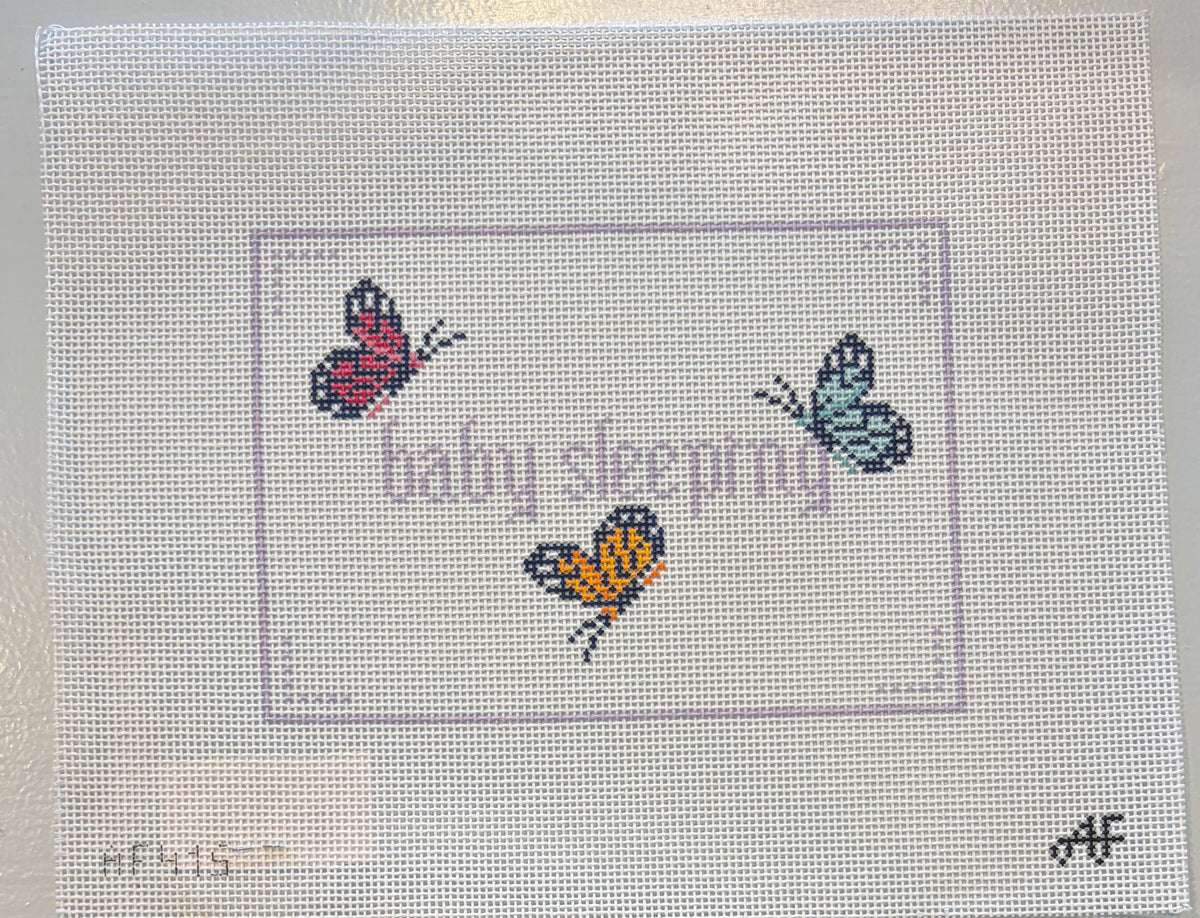 Baby Sleeping Sign- butterfly