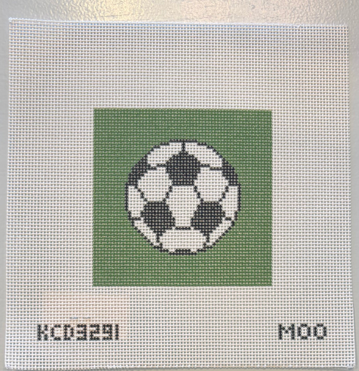 Soccer Ball Square Printed Canvas
