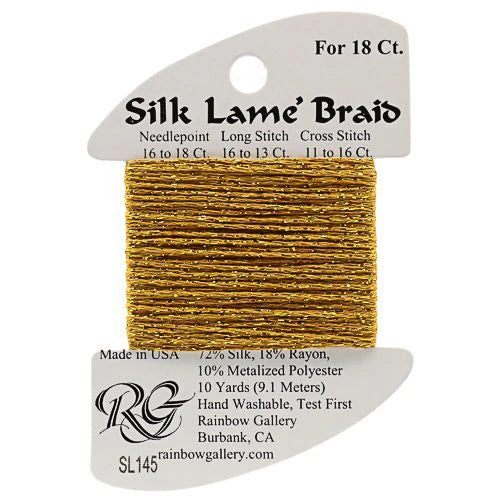 Silk Lamé Braid SL145 Fool's Gold