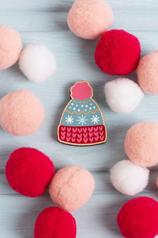 Bobble Hat Needle Minder | Gift for Crafters