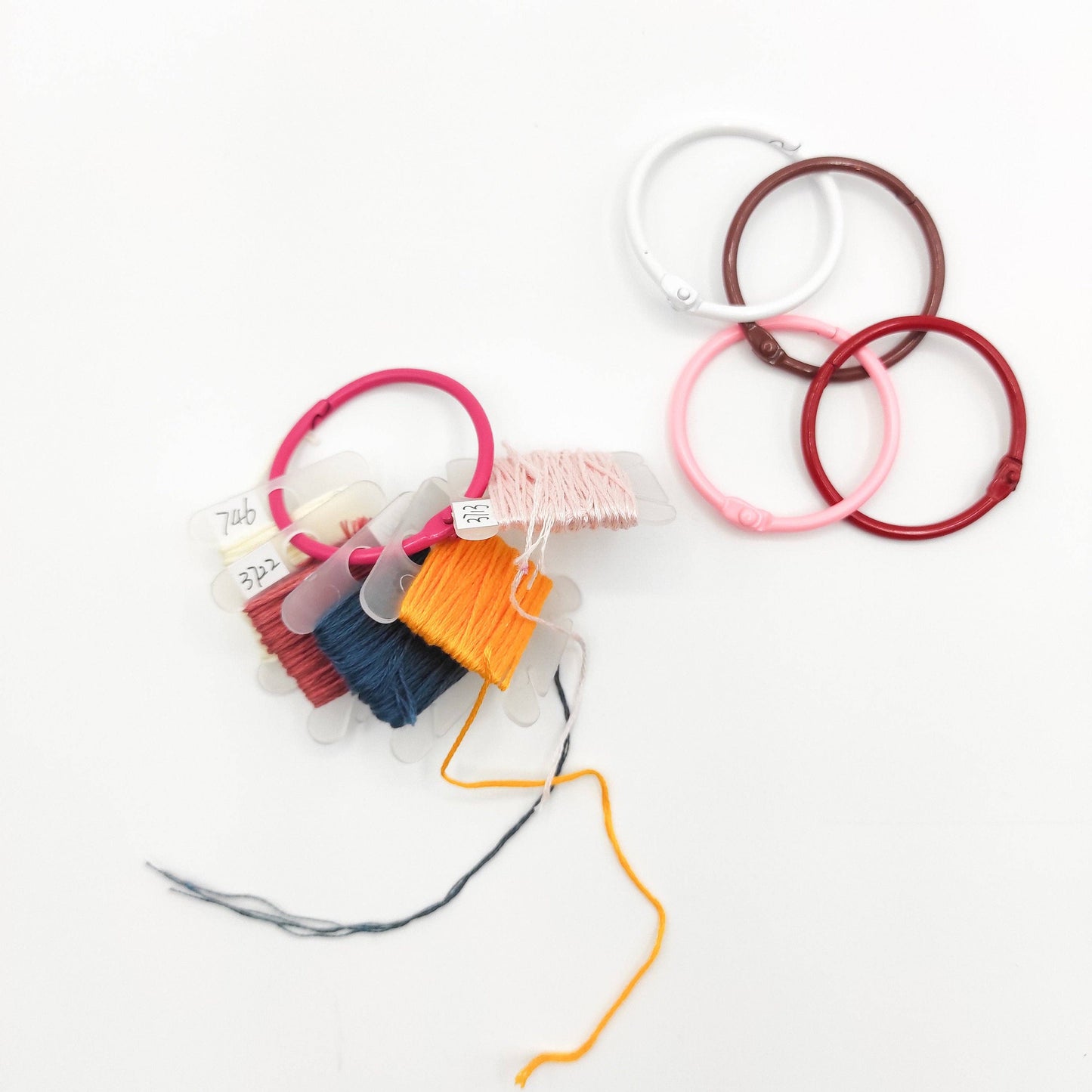 Floss bobbin Holder Ring-Stylish Solution for Thread Storage