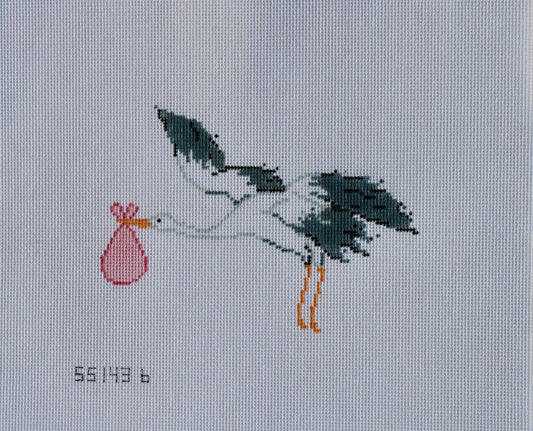 Stork Needlepoint Canvas
