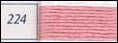 DMC 5 Pearl Cotton 224 Very Light Shell Pink