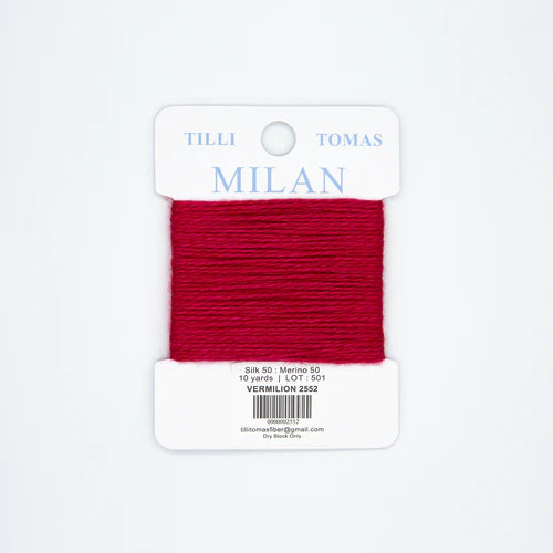 Milan Card 2552 Vermilion