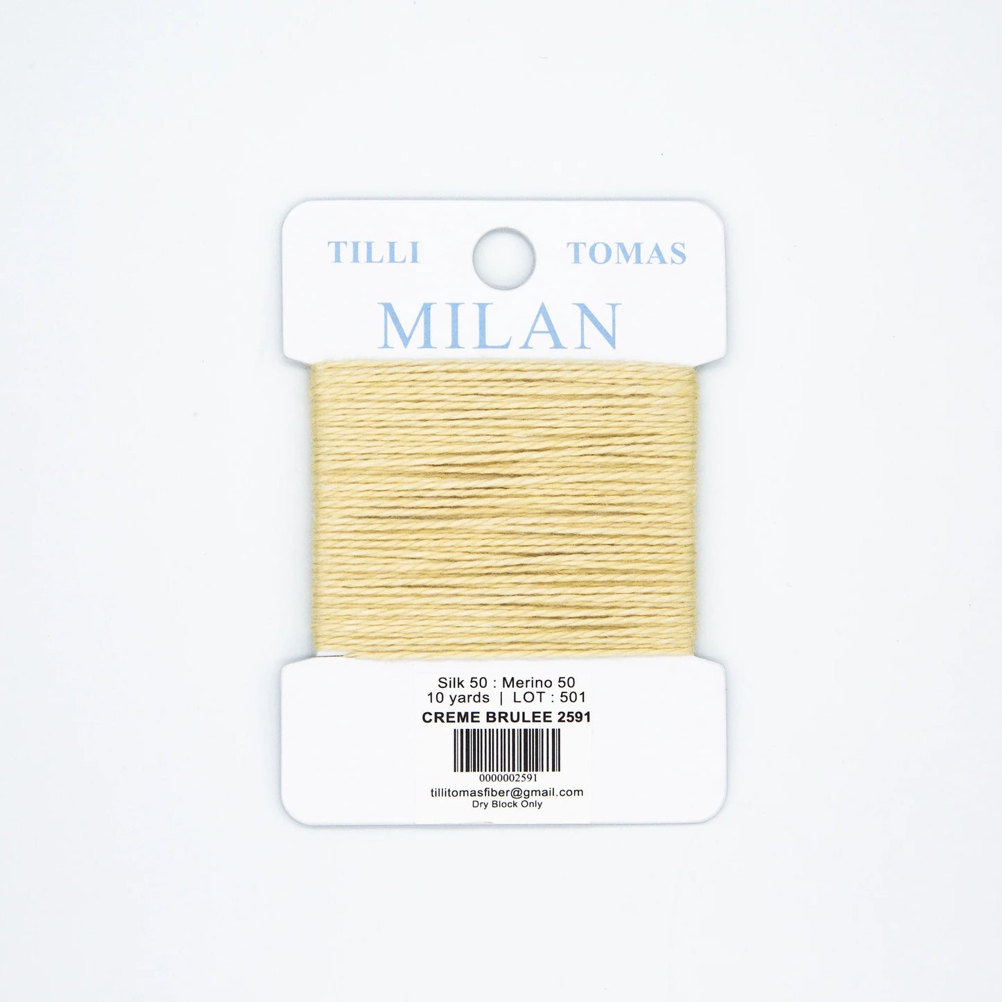 Milan Card 2591 Creme Brulee