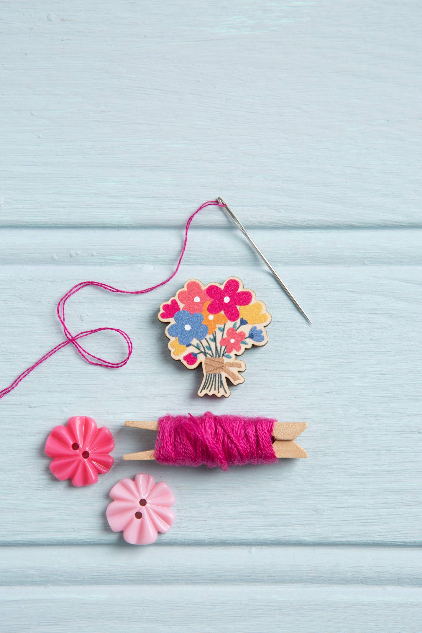 Flower Posy Magnetic Needle Minder | Gift for Crafters
