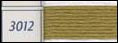 DMC 5 Pearl Cotton 3012 Med. Khaki Green