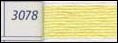 DMC 5 Pearl Cotton 3078 Very Light Golden Yellow