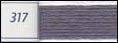 DMC 5 Pearl Cotton 317 Pewter Gray