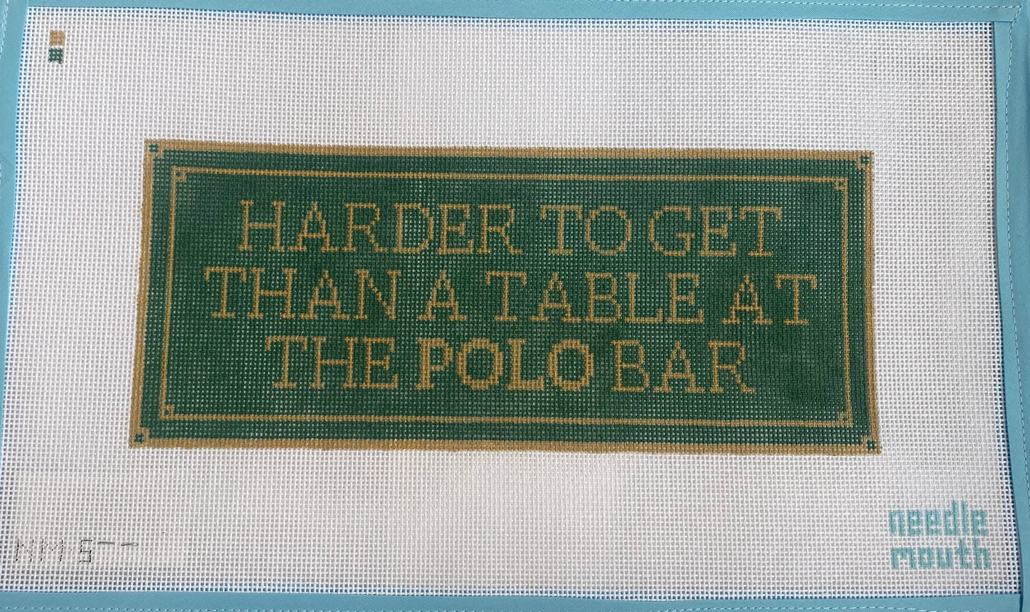 Harder than Polo Bar
