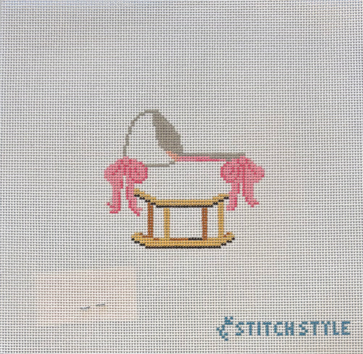 Baby bassinet with Bows