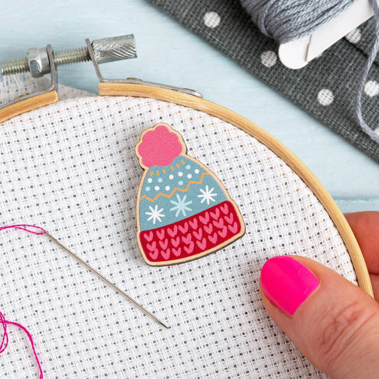 Bobble Hat Needle Minder | Gift for Crafters