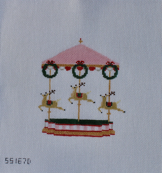 Carousel Series: Christmas Reindeer Canvas